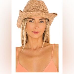 L*Space Tan Straw Hat